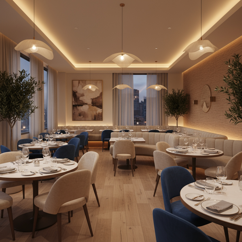 Ambient dining room at Luthiel Dining & Tea Rooms